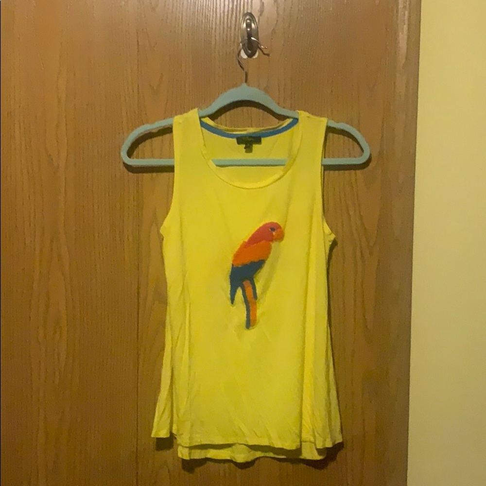 Colorful Parakeet tank top